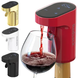 Redsack Smart Wine Dispenser Electric Wine Aerator Dispenser Portable Drinking Pump Adjustable Quantity Wine Dispenser
