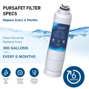 Refrigerator Water Filter Replacement DA29-00020B HAF-CIN EXP NSF 42 and 372 Certified Carbon Block Filter Cartridge