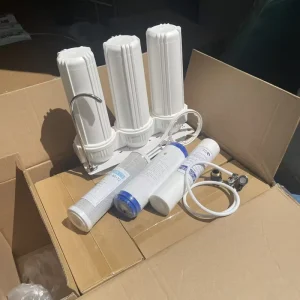 Reinforced 3 Stage Countertop Water Purifier No Electricity No Waste Water Drinking Filter System with Double O Ring