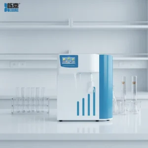 Reliable Laboratory ultra Pure Water Purifier Includes an Integrated Storage tank with UV protection to Maintain Water Purity