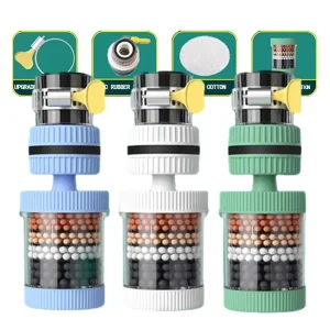 Removable Washable Six-Layer Faucet Filter for Home Water Purification