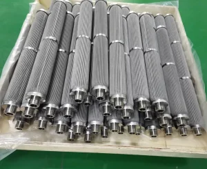 Replacement Metal Stainless Steel Mesh Pleated Filter Cartridge 2kg Made in China for Food Beverage Factory