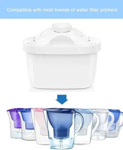 Replacement Water Filter Cartridges Carbon Block for Jug Pitcher