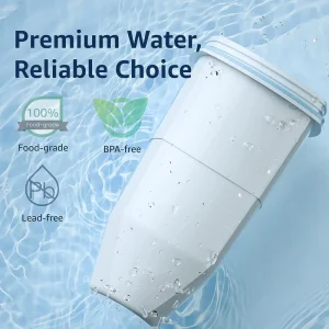 Replacement Water Filter Cartridges for Pitchers and Dispensers Reduce TDS