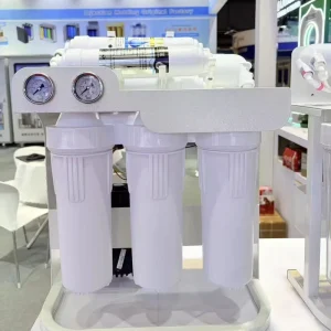Residential 100G 5 Stage Reverse Osmosis Water Filter with Iron Frame and Pressure Gauge Design