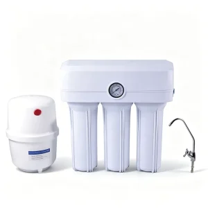 Residential 5-Stage RO Water Purification System with Pressure Gauge and Tank
