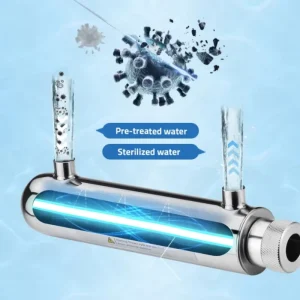 Residential UVC Water Sterilizer 12GPM for Whole-House Use 304 Stainless Steel Chamber