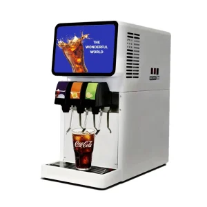Restaurant Beverage Dispenser and Soda Fountain Machine for Soft Drinks and Slushies