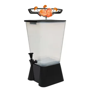 Restaurant Buffet Beverage Juice Container PP Plastic Drink Dispenser with Faucet