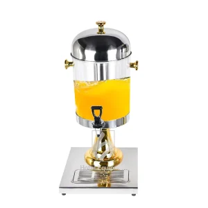 Restaurant and Hotel Commercial Stainless Steel Soda and Juice Self-Service Glass Beverage Dispenser Rack