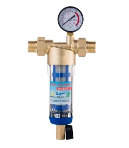 Reusable Flushable Manual Spin Sediment Pre-Filter System for Whole House Outdoor Car City and Well Water