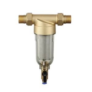 Reusable Spin-Down Sediment Water Pre-Filter, 40 Micron, 1″ MNPT, 1/2″ MNPT, 3/4″ MNPT