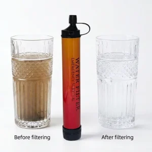 Reusable Water Purifier Filter for Camping Hiking and Survival