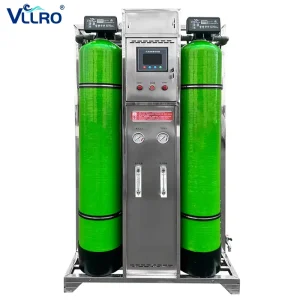 Reverse Osmosis 2000L/Hour Fiberglass RO Water Treatment System for Carbonated Drink Production