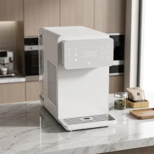 Reverse Osmosis Household Desktop Water Purifier with 5-Stage UV Filtration and Electric Hot and Cold Water Dispenser