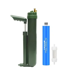 Reverse Osmosis Membrane 0.0001 Micron Personal Emergency Portable Hand Pump Water Filter