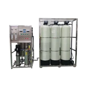 Reverse Osmosis RO Water Purification System with PLC Control Precision Filter Pump and Motor 500L/hour