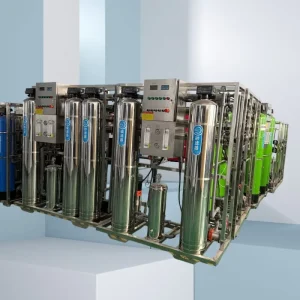 Reverse Osmosis RO Water Treatment System with PLC Automatic Control and Pump
