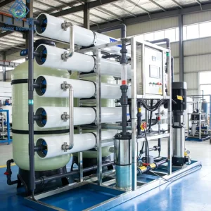 Reverse Osmosis Seawater Desalination Plant RO Water System with PLC Pump for Portable Marine Water Treatment