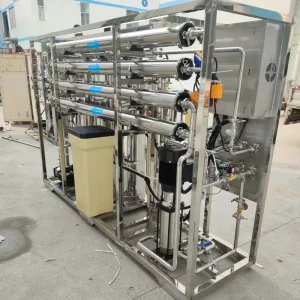 Reverse Osmosis Unit 2000 Liters Per Hour Borehole Water Bottle Filling Area Robust Water Purifying Machine 2000liters Per Hour