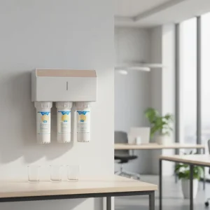 Reverse Osmosis Water 50gpd 6 Stage Domestic RO Water Purifier Self Cleaning Tank for Hotel Use Sink Mounted
