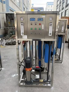 Reverse Osmosis Water Filter Equipment Pressure Vessel 2TPH Compact SS304 Automatic Drinking Water Purification System with Pump PLC CE