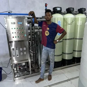 Reverse Osmosis Water Filter System 1000 L/H and 2000 L/H, Stainless Steel Fiberglass, 1 and 2 Tons per Hour