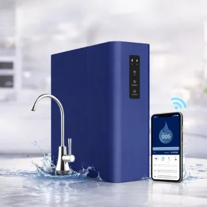 Reverse Osmosis Water Filter System 4 Stage 600 GPD Smart WiFi Home Drinking Water Purifier