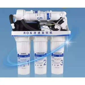 Reverse Osmosis Water Filter System Electric 5-Stage Smart Faucet Activated Carbon 600 GPD Countertop/Under-Sink Household
