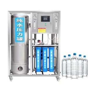 Reverse Osmosis Water Filter System for Wholehouse Water Filtration 500L 250L Equipment Stainless Steel Frame With Pressure tank