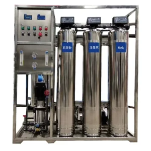 Reverse Osmosis Water Filter System with PLC and Pump for Industrial Water Purification 1000L/Hour