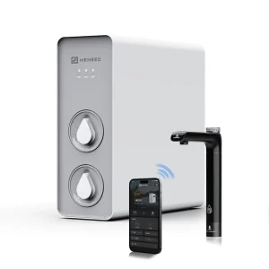 Reverse Osmosis Water Filter System with Smart App Control and Instant Hot Water 1000 GPD Tankless 4 Stage Filtration