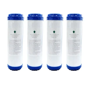 Reverse Osmosis Water Purifier Filter Element 10inch PP Activated Carbon 1.0/5.0 Micron 100 GPD Flow Rate Household