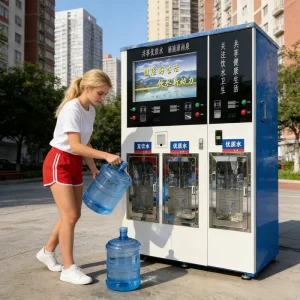 Reverse Osmosis Water Vending Machine with Customizable Capacity and Appearance for Outdoor and Indoor Locations
