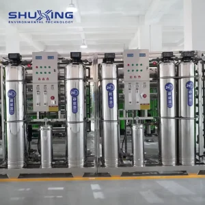 River Water 2000LPH Stainless Steel Hard Water Softening Full Pretreatment RO System Purification for Borehole