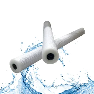 Ro Filter Machine Customer Brand 5 Micron Sediment String Wound Filter Cartridge for Industrial Water