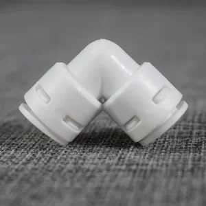 Ro Water Purifier Parts White Plastic Elbow Water Purifier Quick Fitting Connector