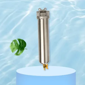 SLR 20 SS304 Whole House Water Filter Housing 2.5*20″ Water Prefilter for Home Use