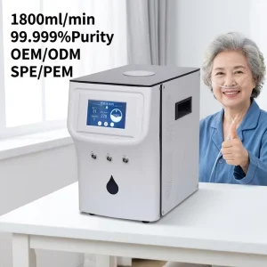 SPE Electrolysis Generator 900ml-1800ml/min Flow Rate for Hydrogen Inhalation