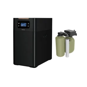 SS-HK1 1.5 Tons Double FRP Tank Automatic Water Softener with 14L Resin 0913 and 0615 Tanks Cabinet Type 1 Year Warranty