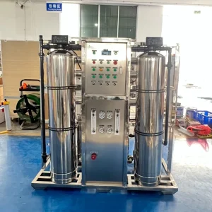 SUS304 Stainless Steel 1000 L/H RO Water System Commercial Reverse Osmosis Filter Plant for Borehole Well Water Treatment