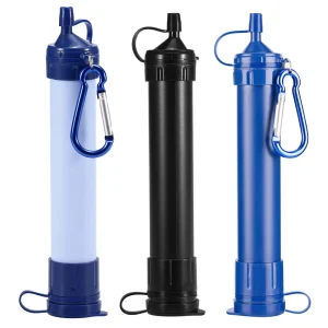 Safe Outdoor Water Purifier Personal Water Filter Straw Removing 99.9999% Cysts Particulates Sediments