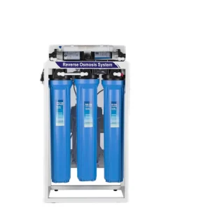 School Water Treatment 5 Stage White Blue 11g 20g 400 800gdp Commercial RO System