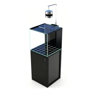 Seawater Marine Aquarium Ultra-Clear Glass Coral Clownfish Living Room Home Fish Tank Backpack Style Overflow Bottom Filter