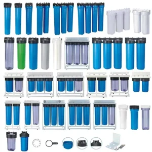 Sediment PP Drinking Water Filter Slim Housing Wound Cartridge Pump for Whole House Pre-Filtration