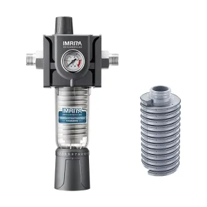 Sediment Water Filter Whole House Water Prefilter Stainless Steel Reusable 50 Micron