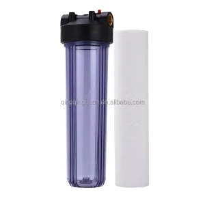 Sediment Water Prefilter with 2.5 x 20-Inch 1-Micron PP Filter Cartridge