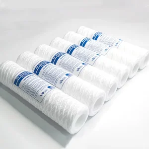 Sediment Yarn String Wound Filter Cartridge Reverse Osmosis 50 GPD Household Water Filter Stainless Steel