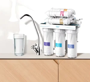 Self Cleaning 6 Stage Electric Under Sink Industrial Water Filter for Household Use with UF Power Source 1200 GPD