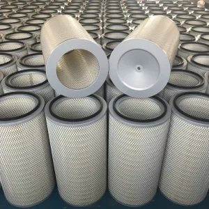 Self cleaning Air Cartridge Filter for Continuous Operation